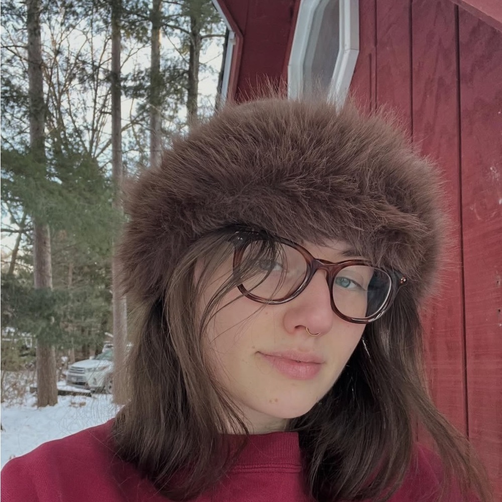 Brown Faux Fur Hat